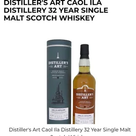 Distillers Art Caol Ila 32 Year Single Malt