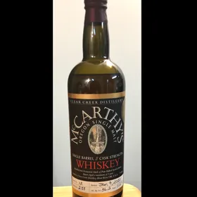 McCarthy's Oregon Single Malt Single Barrel (1/9/20)