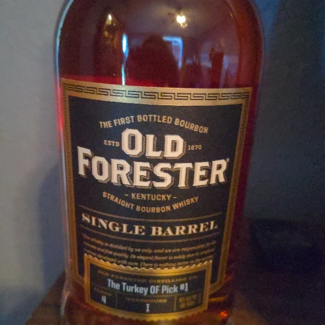 Old Forester Single Barrel - The Turkey OF Pick #1