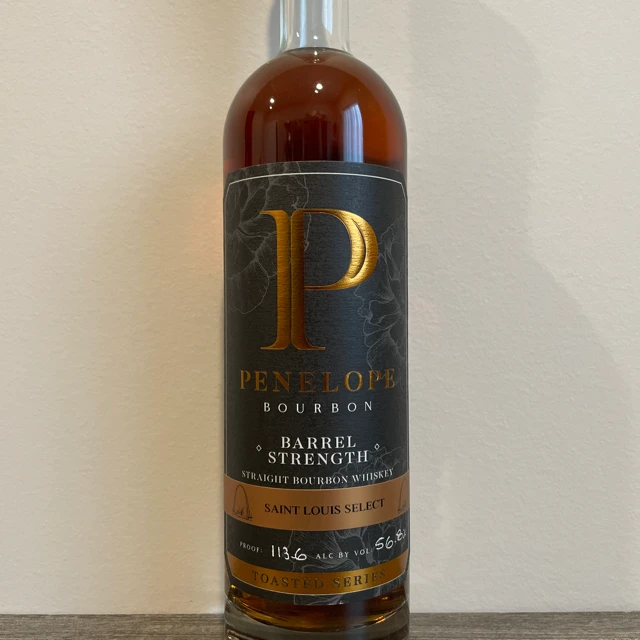 Penelope Toasted Barrel Strength Bourbon (Saint Louis Select)