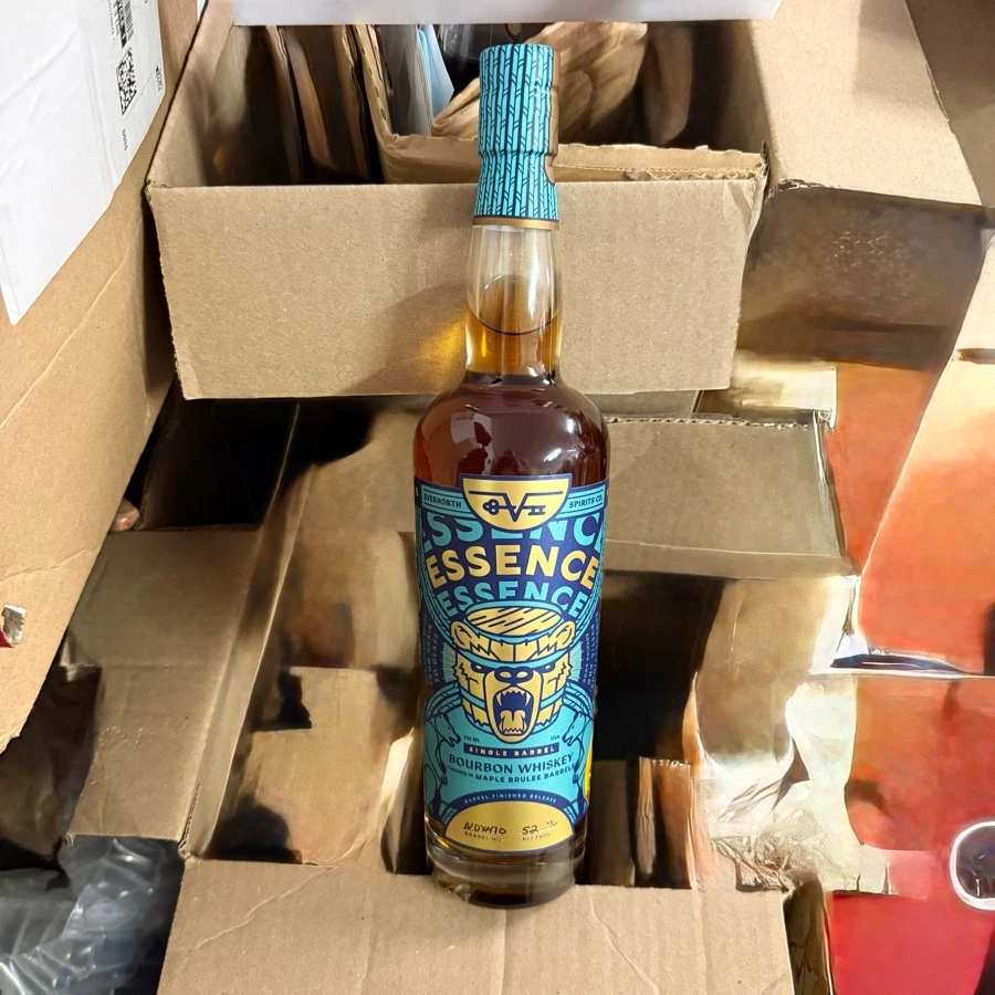 Evernorth Essence Single Barrel Bourbon Whiskey finished in Maple Brulee Barrels picked by Benstein Liquor - Barrel NOX470 aged 6 years 65C/30R/5MB