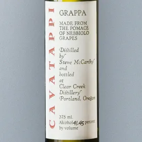 Clear Creek Cavatappi Nebbiolo Grappa