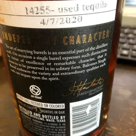 Balcones True Blue Tequila cask finish