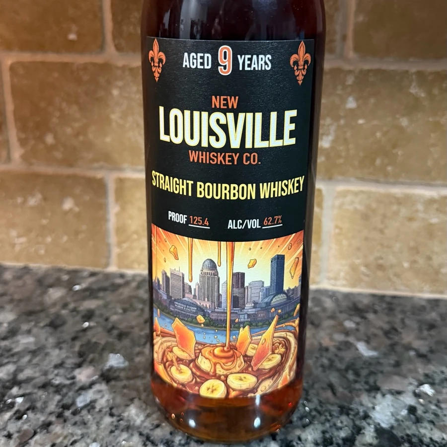 New Louisville Whiskey Co. Single Barrel (The Party Source - Banana Brûlée)