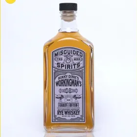 Misguided Spirits Hinky Dink's Workingman's Rye Whiskey