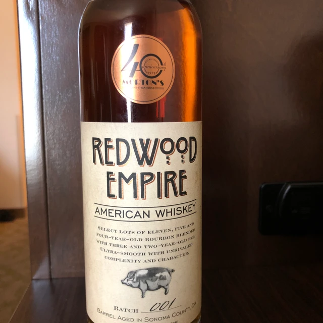 Redwood Empire American Whiskey (Morton's 40th Anniversary Edition)