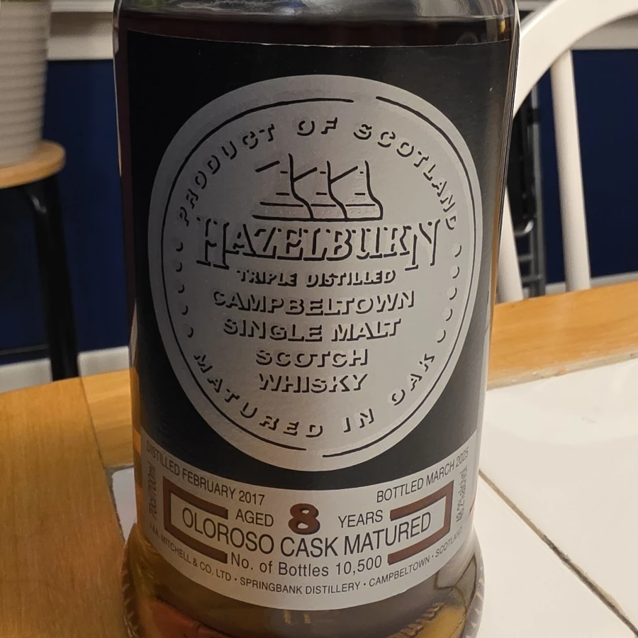 Hazelburn 8 Year Oloroso Cask Matured 2025