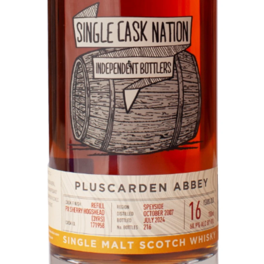 Pluscarden Abbey (Miltonduff) 2007 16 Year (Single Cask Nation)