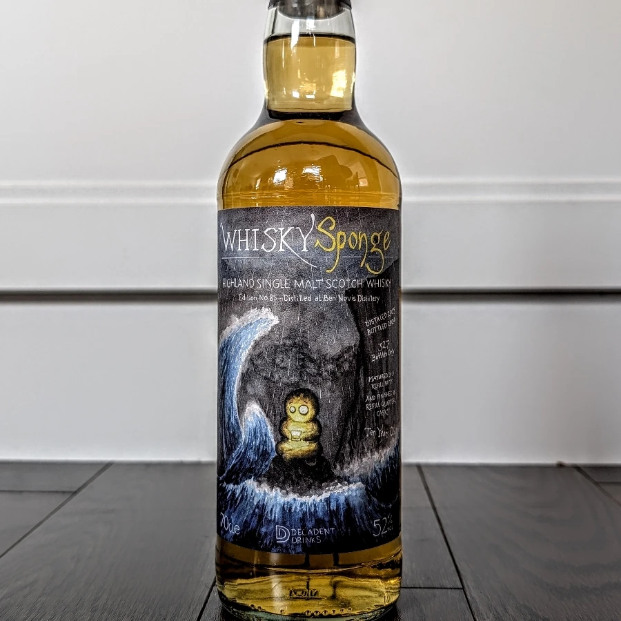 Whisky Sponge Ben Nevis 2013 10 Year Highland Single Malt Scotch Whisky