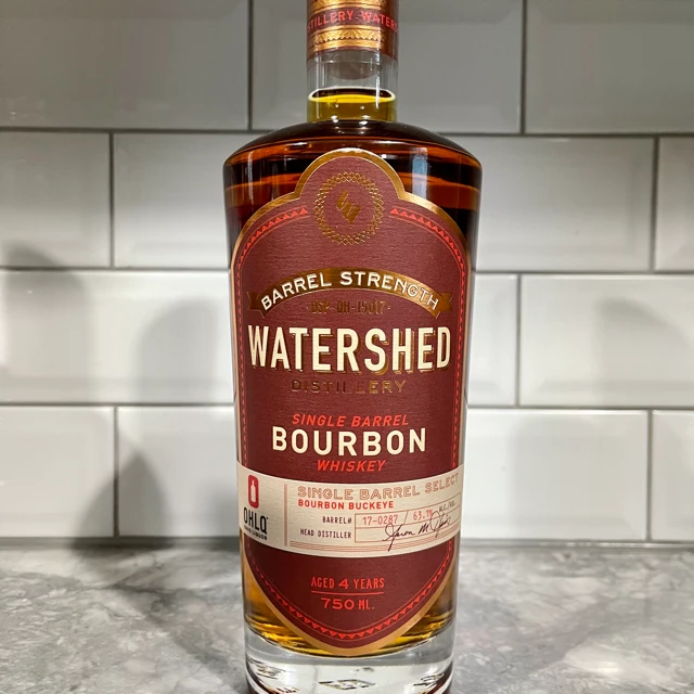 Watershed Barrel Strength Single Barrel Select (OHLQ Bourbon Buckeye)