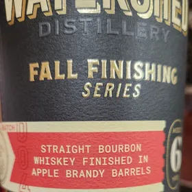 Watershed Barrel Strength Bourbon Finished in Apple Brandy Barrels Fall Finishing Series