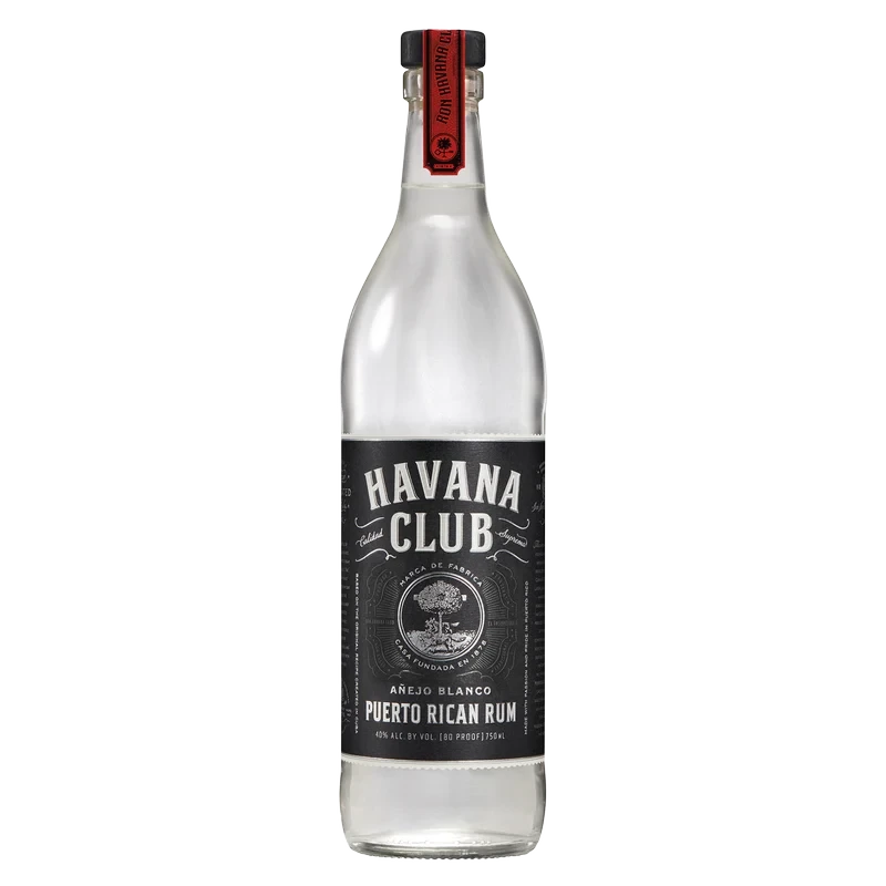 Havana Club Anejo Blanco Puerto Rican Rum 750ml (80 Proof)