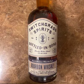 Switchgrass Spirits Bottled In Bond Bourbon Whiskey