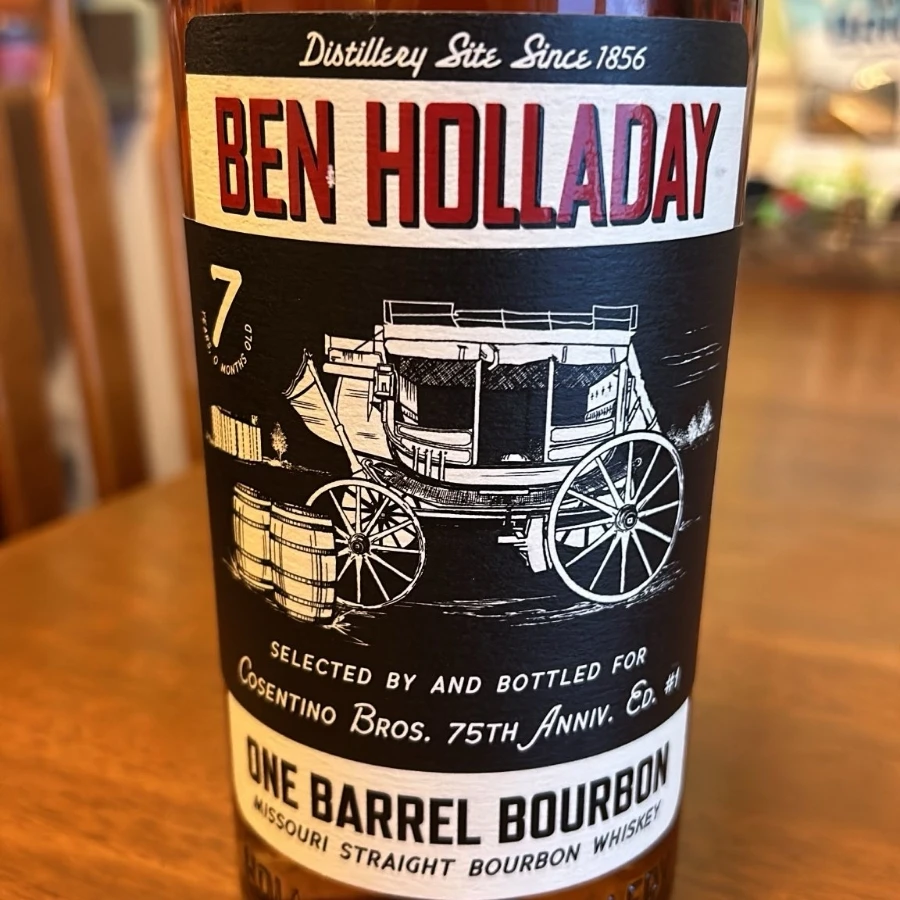 Ben Holladay 7 Year One Barrel Bourbon (Cosentino Bros Pick)