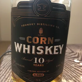 Foundry Distilling Co. 10 Year Corn Whiskey