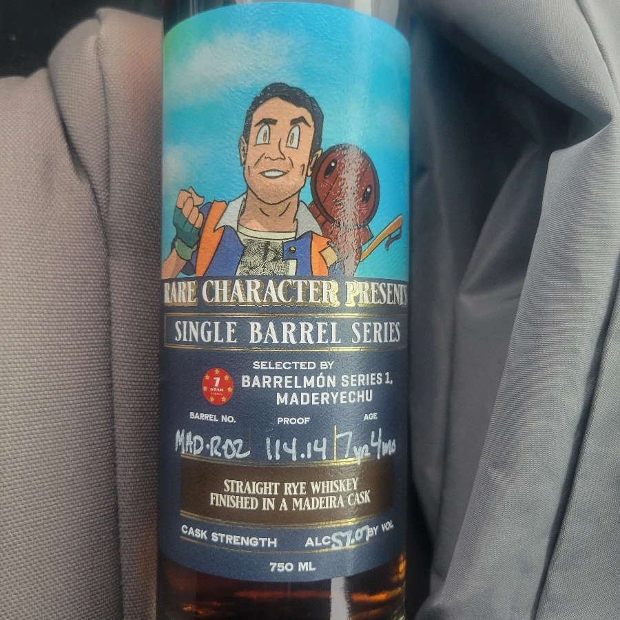Rare Character Straight Rye Whiskey finished in a Madeira Cask (Seven Stars)