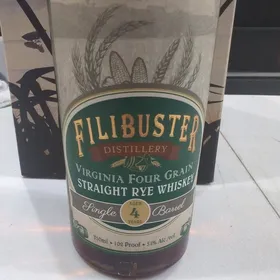 Filibuster Straight Rue Whiskey Single Barrel