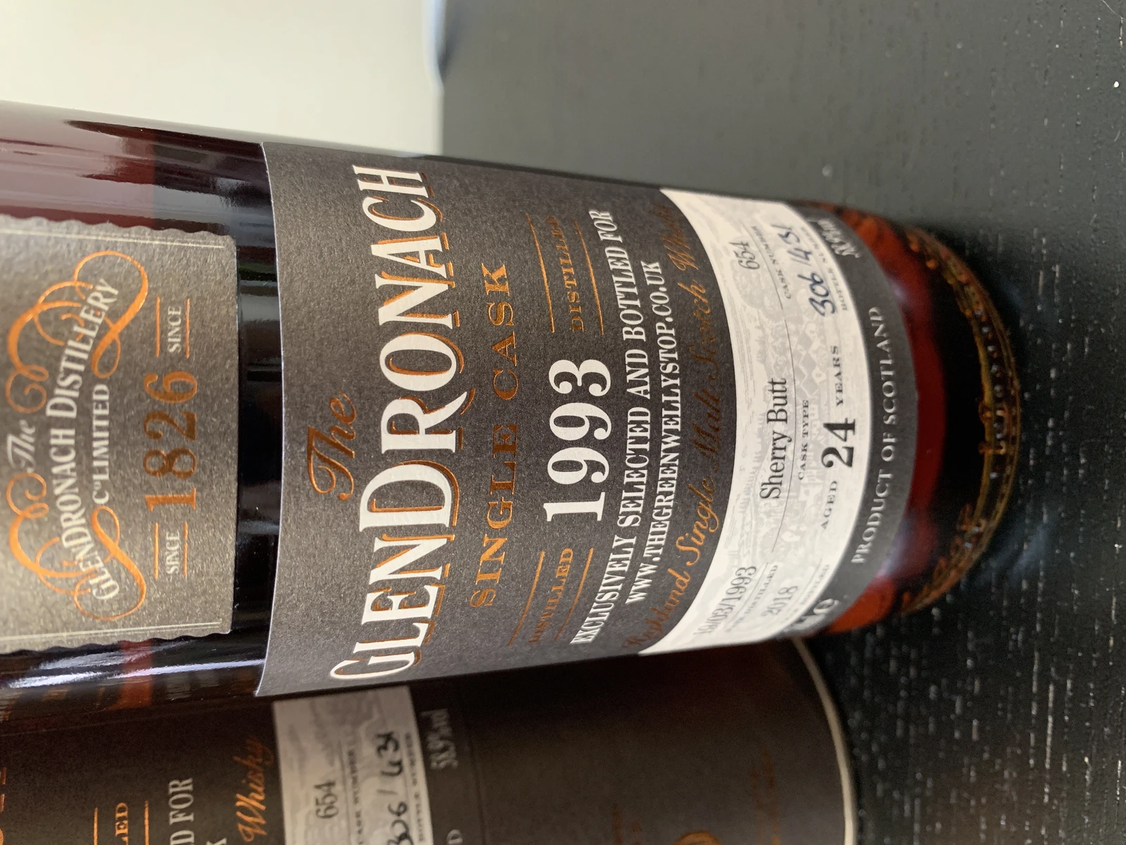 Glendronach 1993 24yr Cask 654