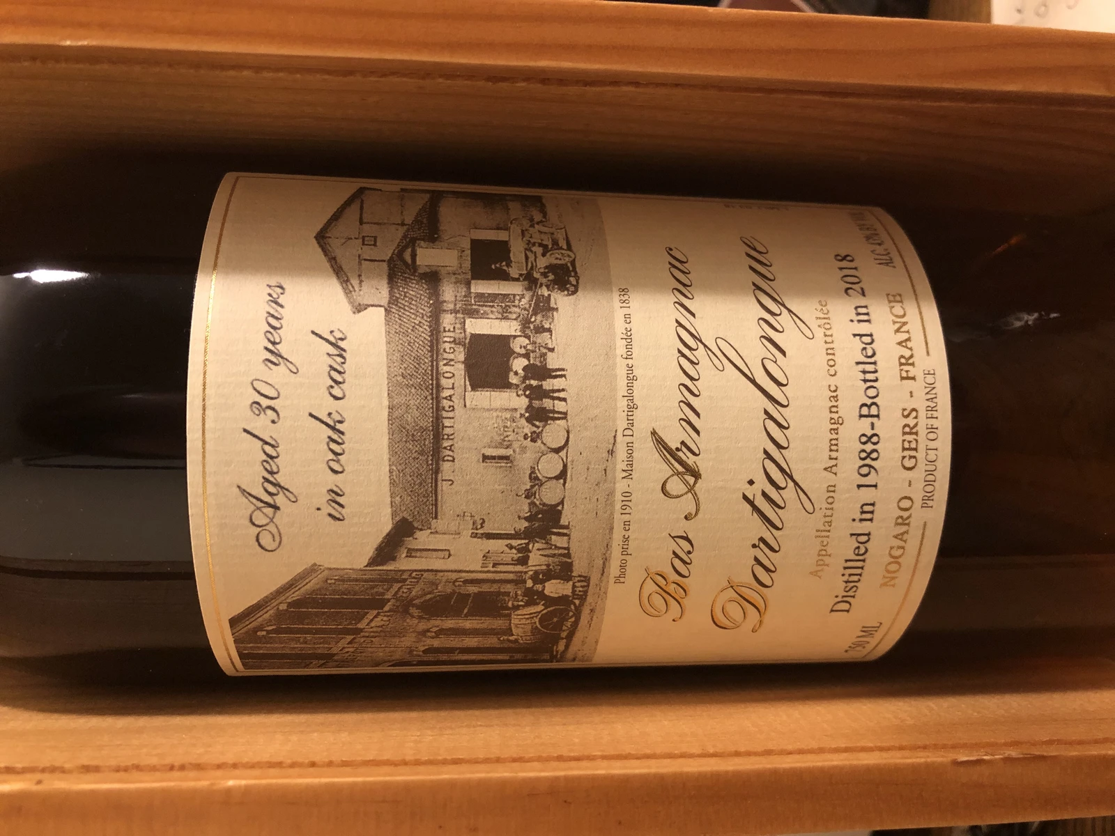 Dartigalongue Armagnac 1988