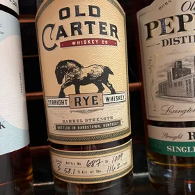 Old Carter Straight Rye Batch 3 (2019 Release)