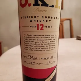 O.K.I. 12 Year Reserve Straight Bourbon