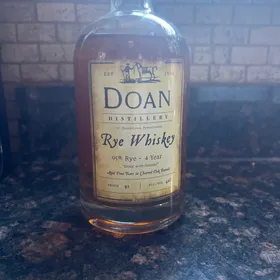 Doan Distillery Rye Whiskey