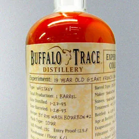 Buffalo Trace Experimental Collection 19 Year Giant French Oak Barrel