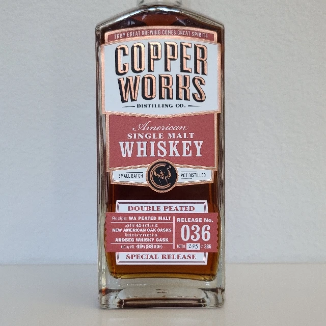 Copperworks American Single Malt (Release No. 036)