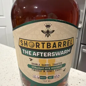 Shortbarrel (The Afterswarm 2) double barrel toasted straight rye whiskey finished in honey casks