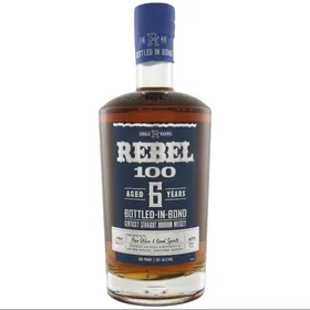 Rebel 100, Single Barrel, Aged 6 Years, Bottled-In-Bond, Kentucky Straight Bourbon Whiskey 

(Fine Wine & Good Spirits, Barrel  #8087575, filled 07/16/18)