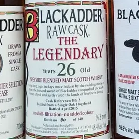 Blackadder Raw Cask The Legendary 26 Years