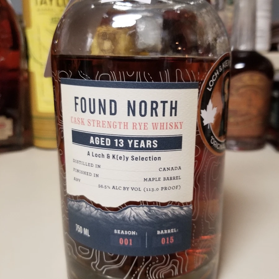 Found North cask strength rye season 1 barrel 15