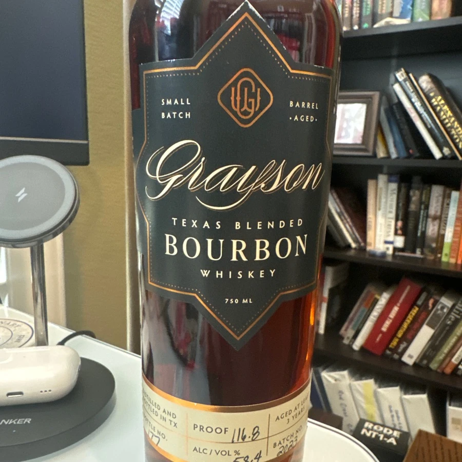 Grayson Blended Texas Bourbon Whiskey - Batch 2023