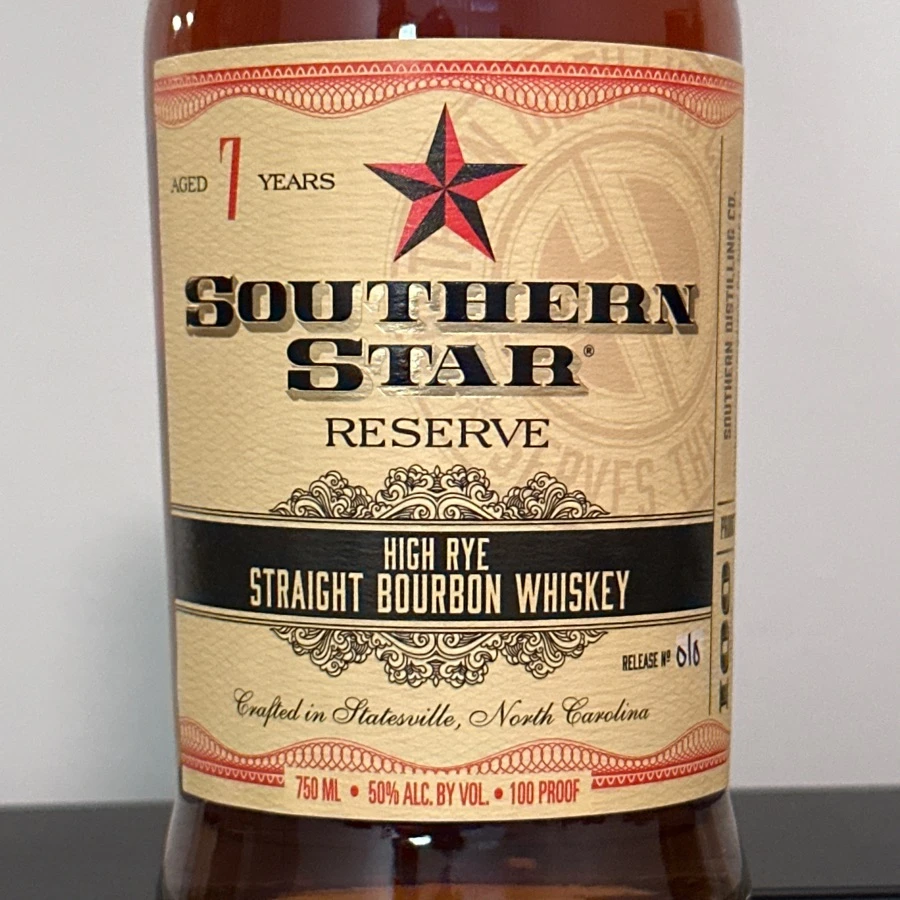 Southern Star Reserve High Rye Straight Bourbon 7 Year