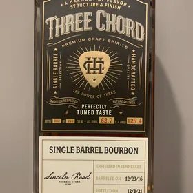 Three Chord Single Barrel Bourbon (Lincoln Road Store Pick)