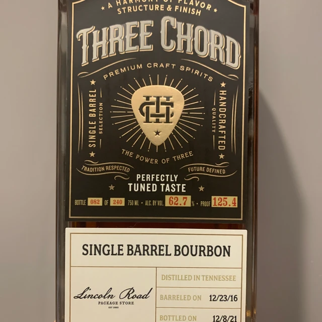 Three Chord Single Barrel Bourbon (Lincoln Road Store Pick)