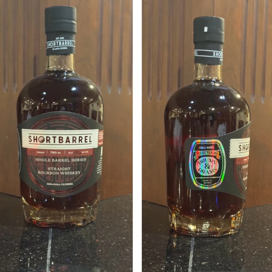 Short Barrel Straight Bourbon Whiskey (Drums & Drams Barrel D2-003)