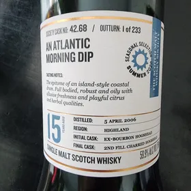 SMWS 42.68 (An Atlantic Morning Dip)