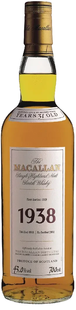 Macallan Fine And Rare 1938