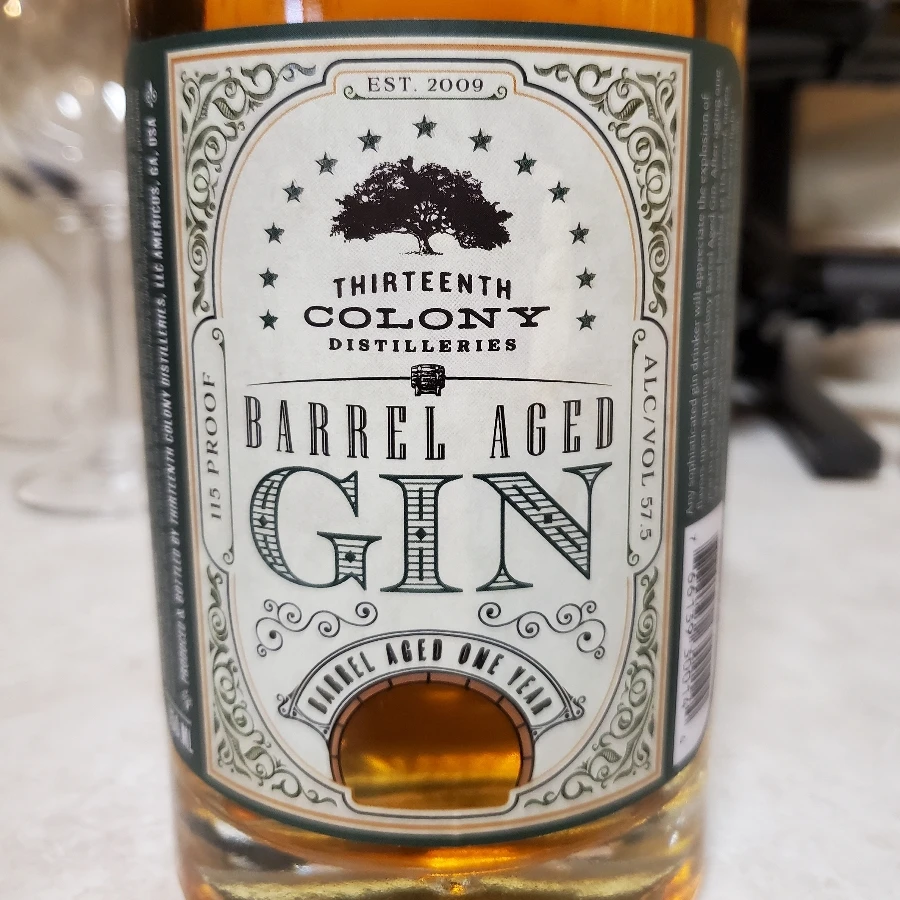 13th Colony Barrel-Aged Gin