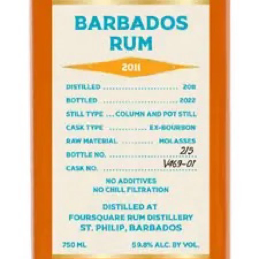 Down Island Barbados Rum 2011