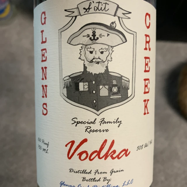 Glenns Creek Vodka