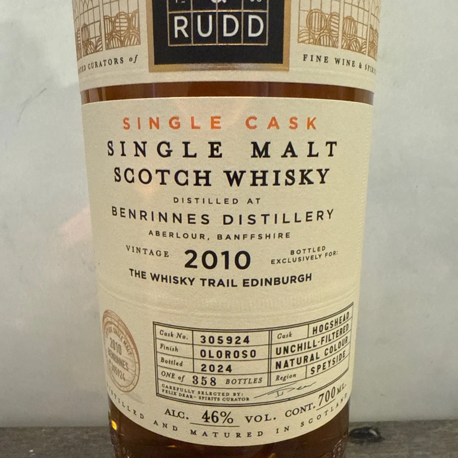 Berry Bros & Rudd 2010 Whisky Trail Edinburgh