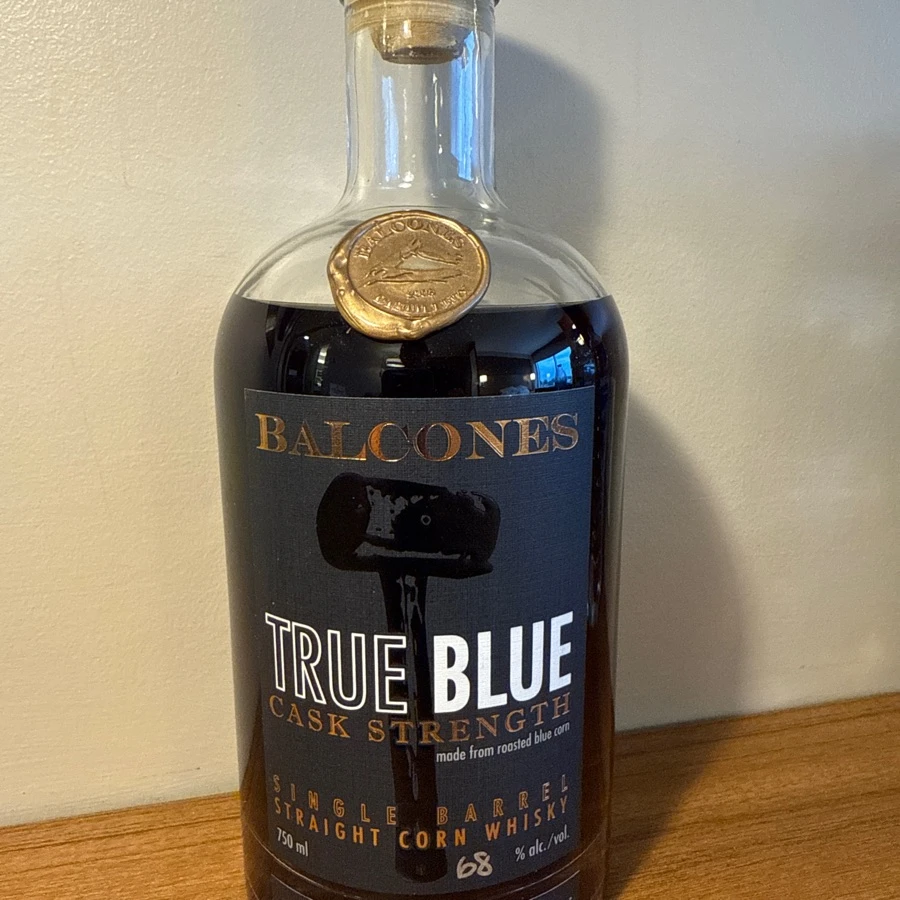 Balcones True Blue Cask Strength Single Barrel Straight Corn Whisky (Barrel 18313)