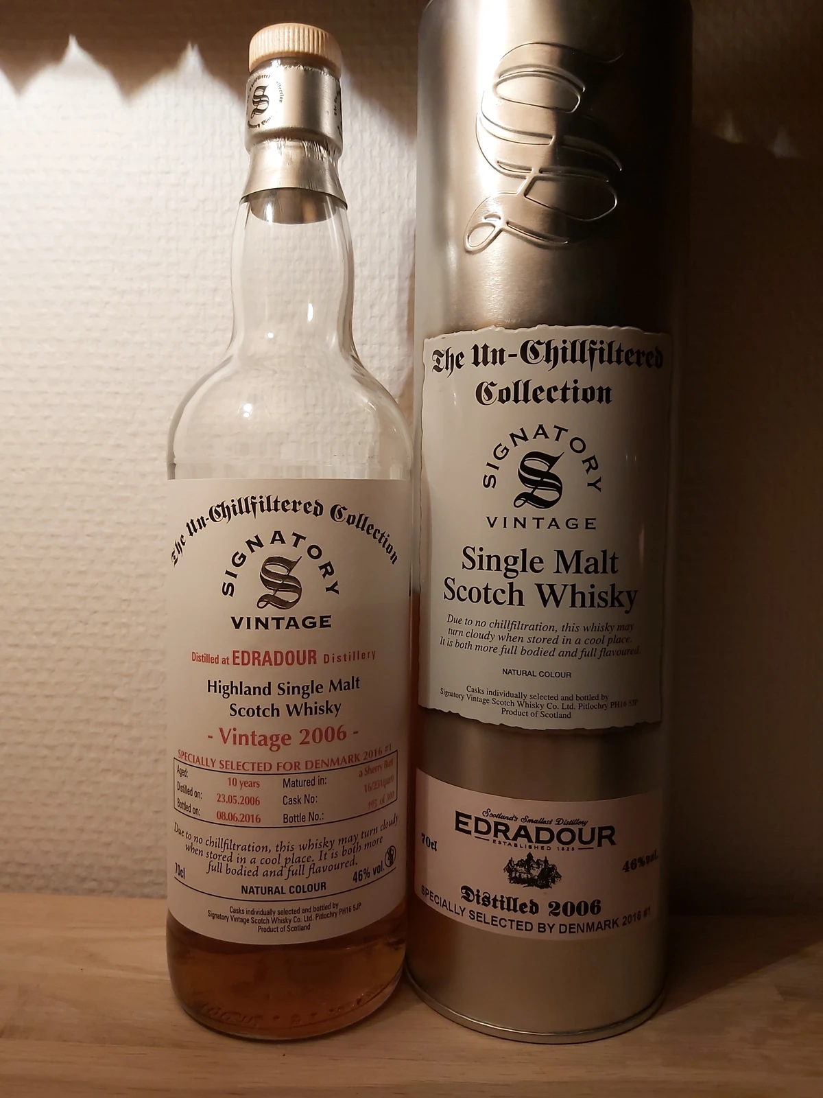 Edradour 2006 10 Year Un-Chillfiltered Collection (Signatory)