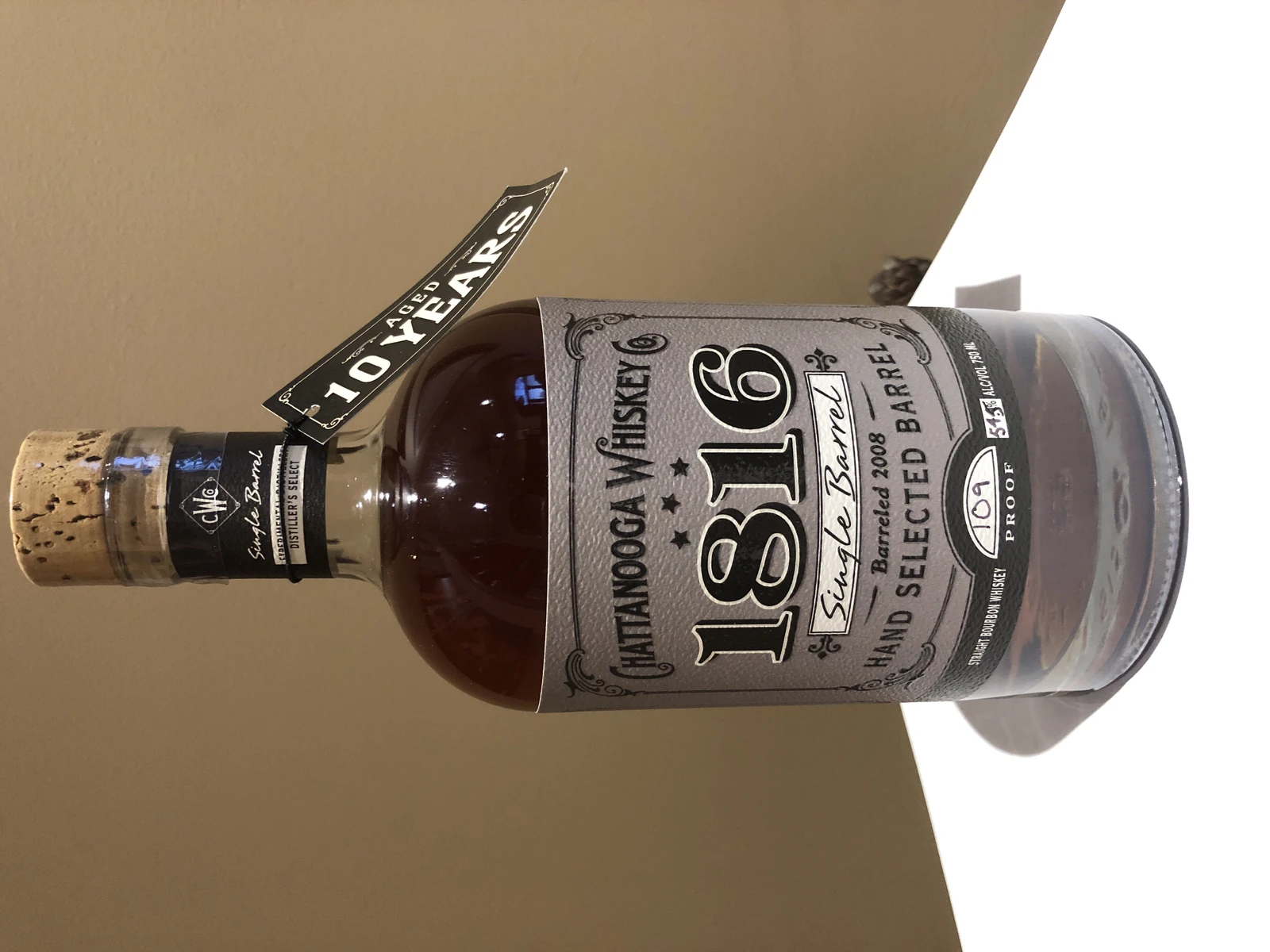 Chattanooga Whiskey 1816 Single Barrel