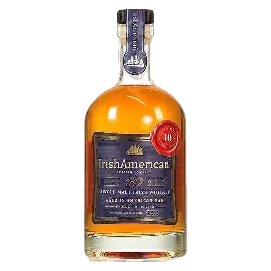 Irish American 10 Yr Single Malt Irish Whiskey 750ml