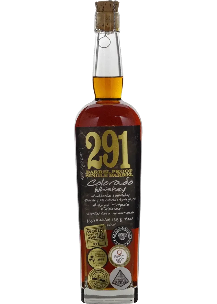 291 Barrel Proof Colorado Rye Whiskey