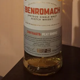 Benromach Contrasts Peat Smoke Single Malt