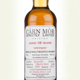 Carn Mor Speyside 18 Year Old 1995 - Strictly Limited